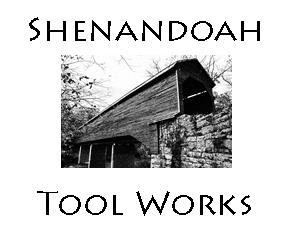 logo showing meems bottom covered bridge and shenandoah tool works company name