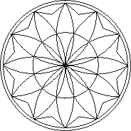 a rosette design for the stamp n chip chip carving kit